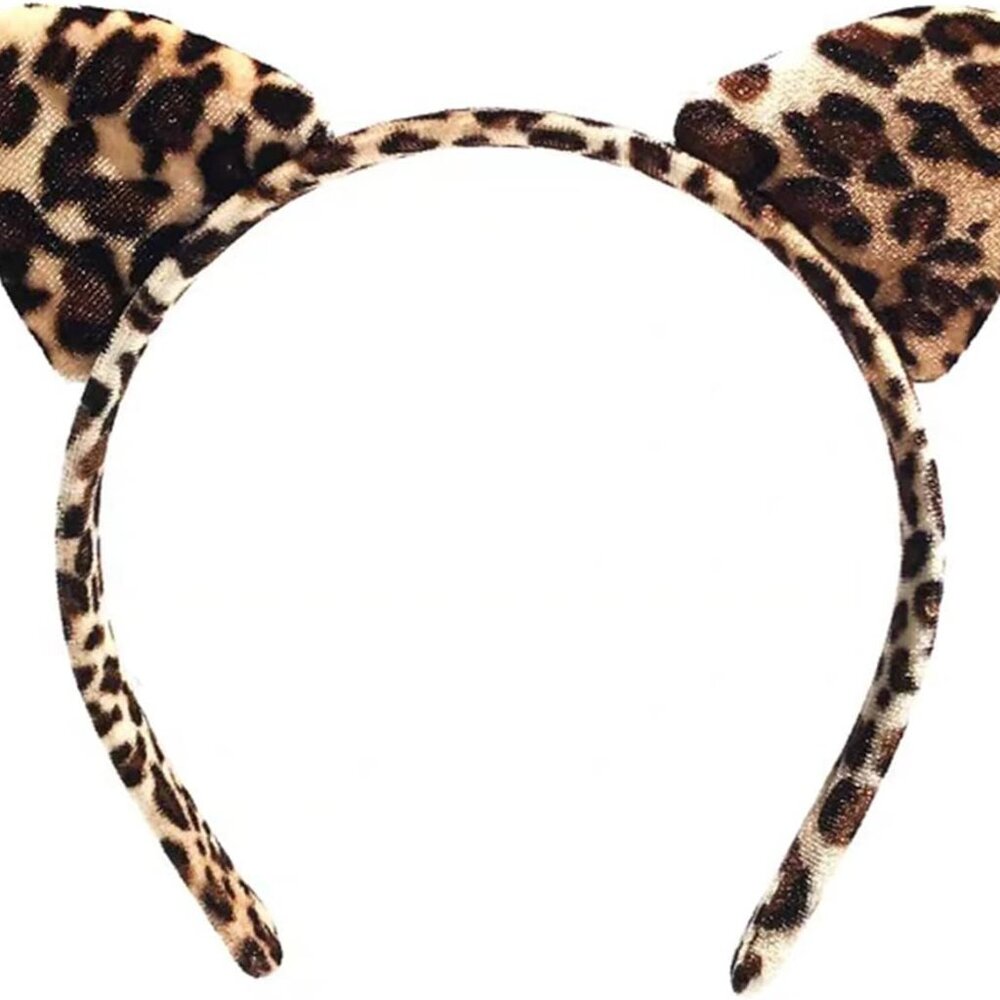 Women Girls Cat Ears Headband Cute Hairband Headwear Cosplay Halloween Party Cos